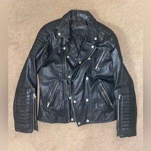Real leather jacket. Barely worn.